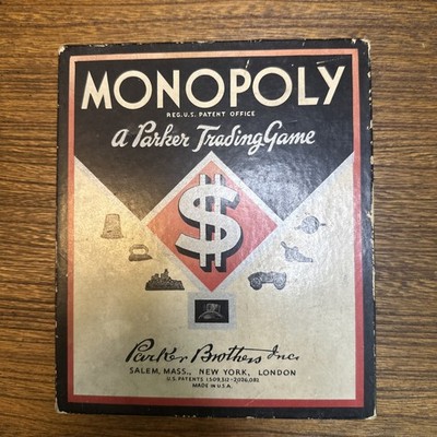 Vintage Monopoly 1937-1940 Parker Brothers Rules, Marketing Materials, NO BOARD