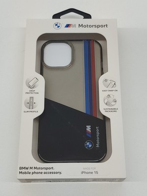 BMW M MOTOSPORT MOBILE PHONE ACCESSORY,  VASE FOR IPHONE 15. SLIM PROFILE