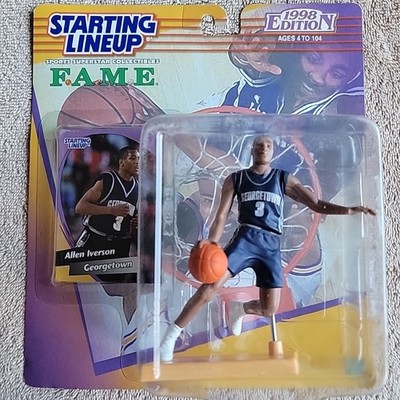 1998 Starting Lineup ALLEN IVERSON Georgetown FAME  Series 