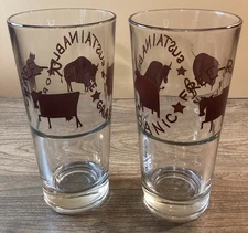 Set Of 2 Libby Duratuff USA Free Range Grass-Fed Sustainable Organic Glasses