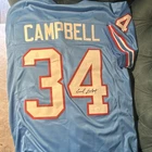 Earl Campbell Signed Football Jersey JSA AG11823
