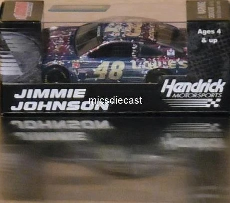 RARE CONFETTI 2016 Jimmie Johnson #48 Lowes Superman Fontana Win 1:64 NIB - Image 2 of 4