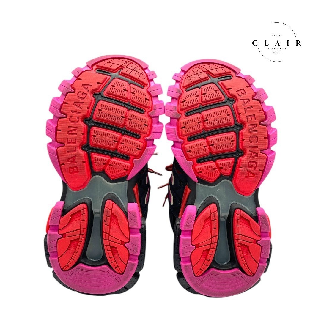 BALENCIAGA   Low Top Sneakers Track Lace up Ladies Sneakers Shoes 37 24.5cm Pink thumbnail 6