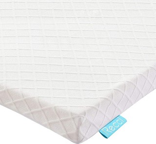 Memory Foam Mattress Topper Cream Bamboo Cover Double Bed RECCI AU DURABLE