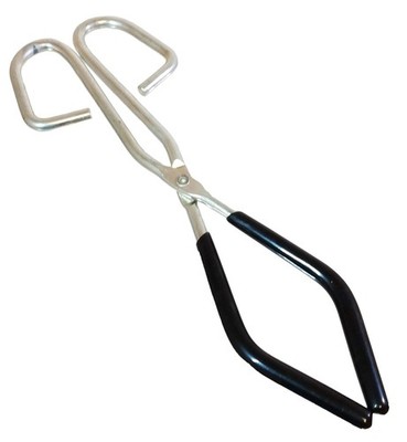 Tongs - Beaker Tongs with Plastisol Coated Jaws, Size 9.5 inches length x 1/4''