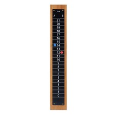 Steel Scoreboard Nailed on a Beech Board with Magnetic Score Keeper... Fast Ship
