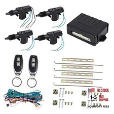 4 Doors Central Lock Locking System Car Keyless Entry Kit with Actuator -