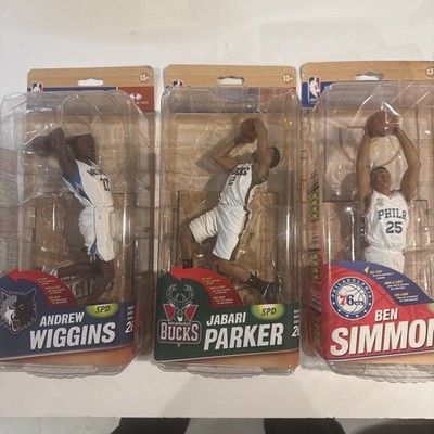 McFarlane NBA Series 26 And 30. Andrew Wiggins Ben Simmons Jabari Parker