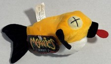 1998 Meanies Series 2 Floaty The Fish Bean Bag Plush With Original Tag Good