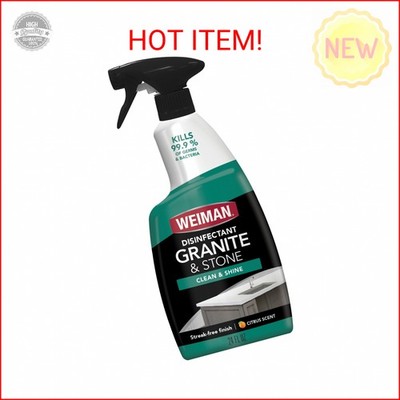 Weiman Disinfectant Granite Daily Clean & Shine, 24 Fl Oz (Pack of 1)