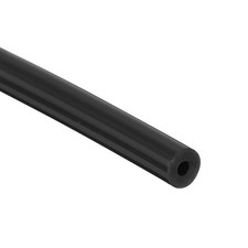 Silicone Tubing, 1/25" 1mm ID x 1/8" 3mm OD 9.8Ft Rubber Tube Air Hose Black