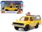 PIZZA PLANET TRUCK YELLOW WEATHERED "TOY STORY" 1/32 DIECAST MODEL BY JADA 36301