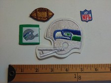 4 RARE SEATTLE SEAHAWKS NFL TOUCHDOWN FOOTBALL PATCH CREST ECUSSON