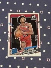 2023-24 Panini Donruss Julian Phillips Rated Rookie #227 Chicago Bulls (E)