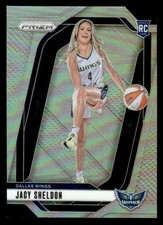 Jacy Sheldon 2024 Panini Prizm WNBA Silver Prizms #141 Dallas Wings ESE