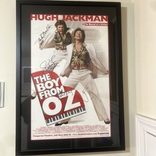 HUGH JACKMAN Poster THE BOY FROM OZ BROADWAY Signed AUTOGRAPHED Stefanie Block