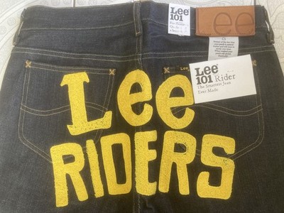 Lee Rider 101 Jeans für Herren - Rigid Selvedge 32W/32L