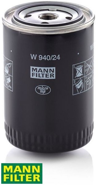 Mann-Filter W940/24 Filter FüR Arbeitshydraulik Filter Arbeitshydraulik-image