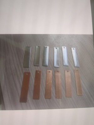 Kupfer & Zink Anoden Set 12 mm x 45 mm für Galvaniklösungen