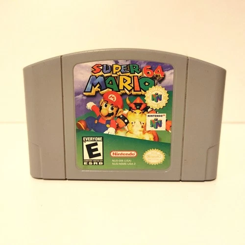 Super Mario 64 Nintendo 64 N64 Authentic 1996 Cartridge Only Tested
