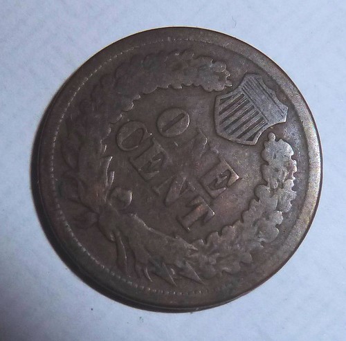 Testa di indiano centesimo 1866 in AG - Foto 2 di 2