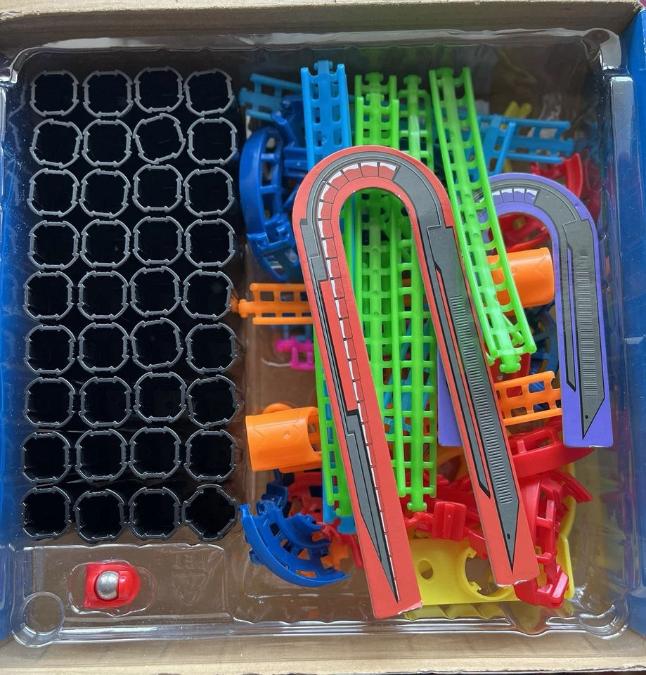 RollerCoaster Thinkfun Challenge Thrill Ride Building Game 40Aufgaben Achterbahn - Bild 3 von 3