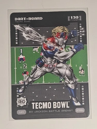 JAXSON DART `DART-BOARD` Bo Jackson Battle Arena Tecmo Bowl Steel RC