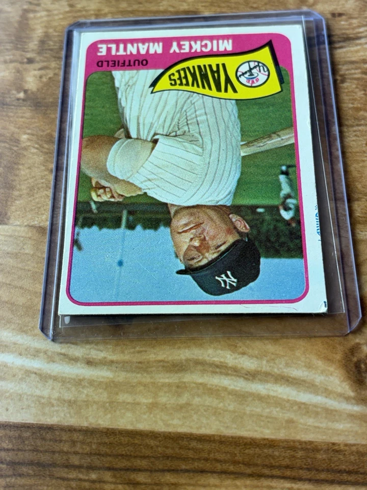 1965 Topps Mickey Mantle #350 Yankee Legend- See Pics For Condition! + Extras - Image 4 of 4