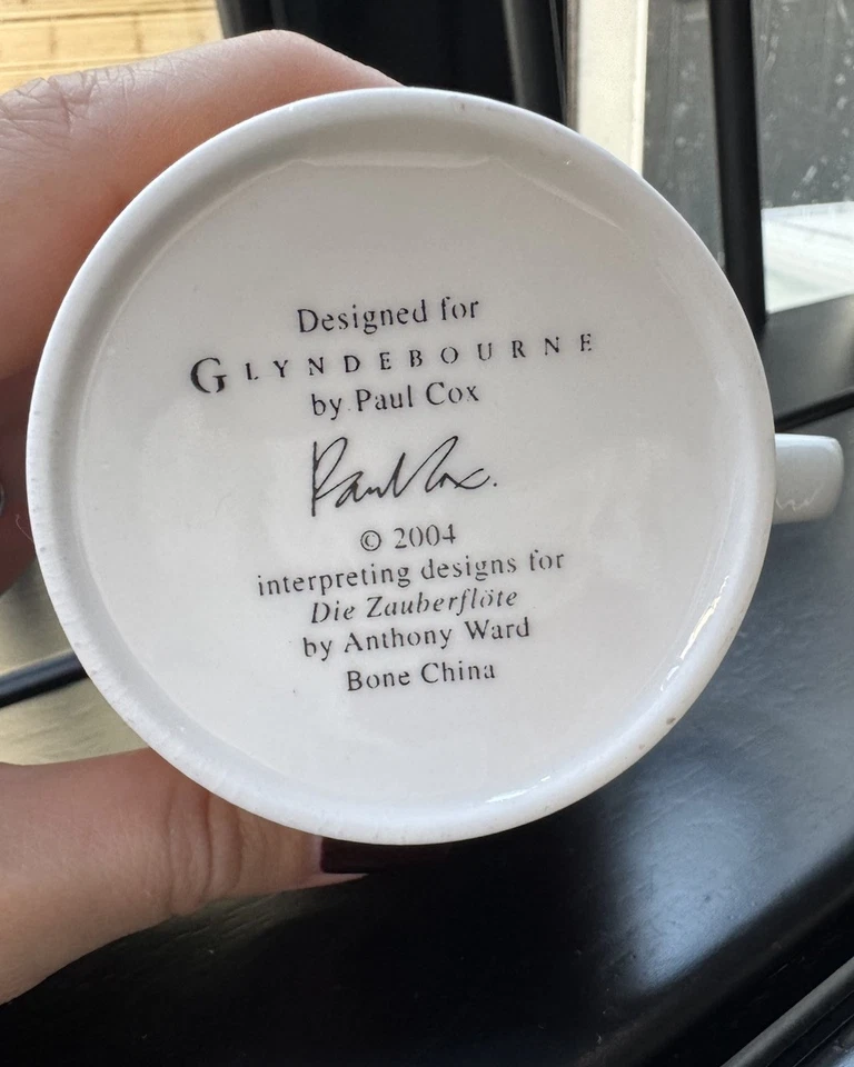 Glyndebourne Opera 2004 The Magic Flute Bone China Mug, Paul Cox Design BNWOT - Image 2 of 4