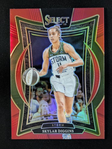 2025 Panini WNBA Select SKYLAR DIGGINS 140/149 Red Prizm Concourse Storm #16