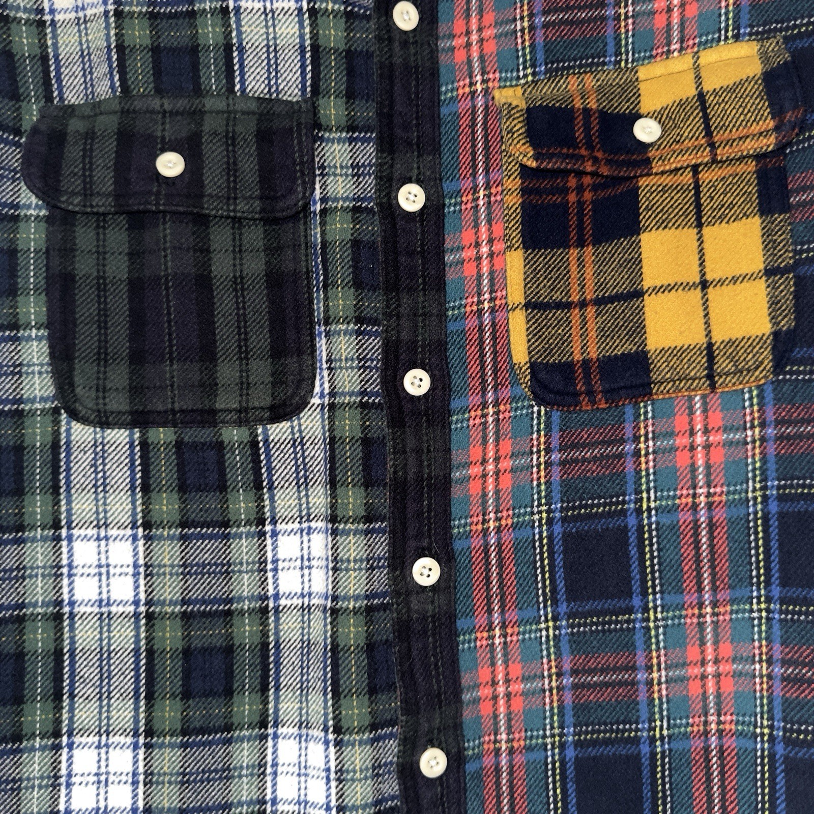 Vintage American Eagle Outfitters Patchwork Flann… - image 2