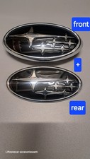 Oem Subaru Front Grille And Rear Emblem Wrx 22-24 Black 93013vc020 Oem Subaru Front Grille And Rear Emblem Wrx 22-24 Black 93013vc020