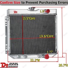 2 Row Aluminum Radiator For 1967-1970 Ford Mustang Mercury Fairlane Torino Ltd 2 Row Aluminum Radiator For 1967-1970 Ford Mustang Mercury Fairlane Torino Ltd