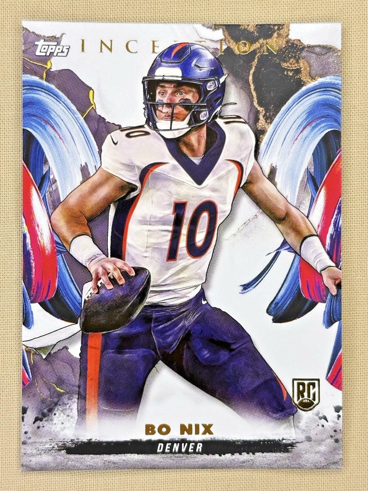 2024 Topps Inception Bo Nix RC Denver Broncos #161