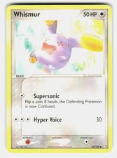 Pokemon TCG Whismur Crystal Guardians 69/100 Common LP