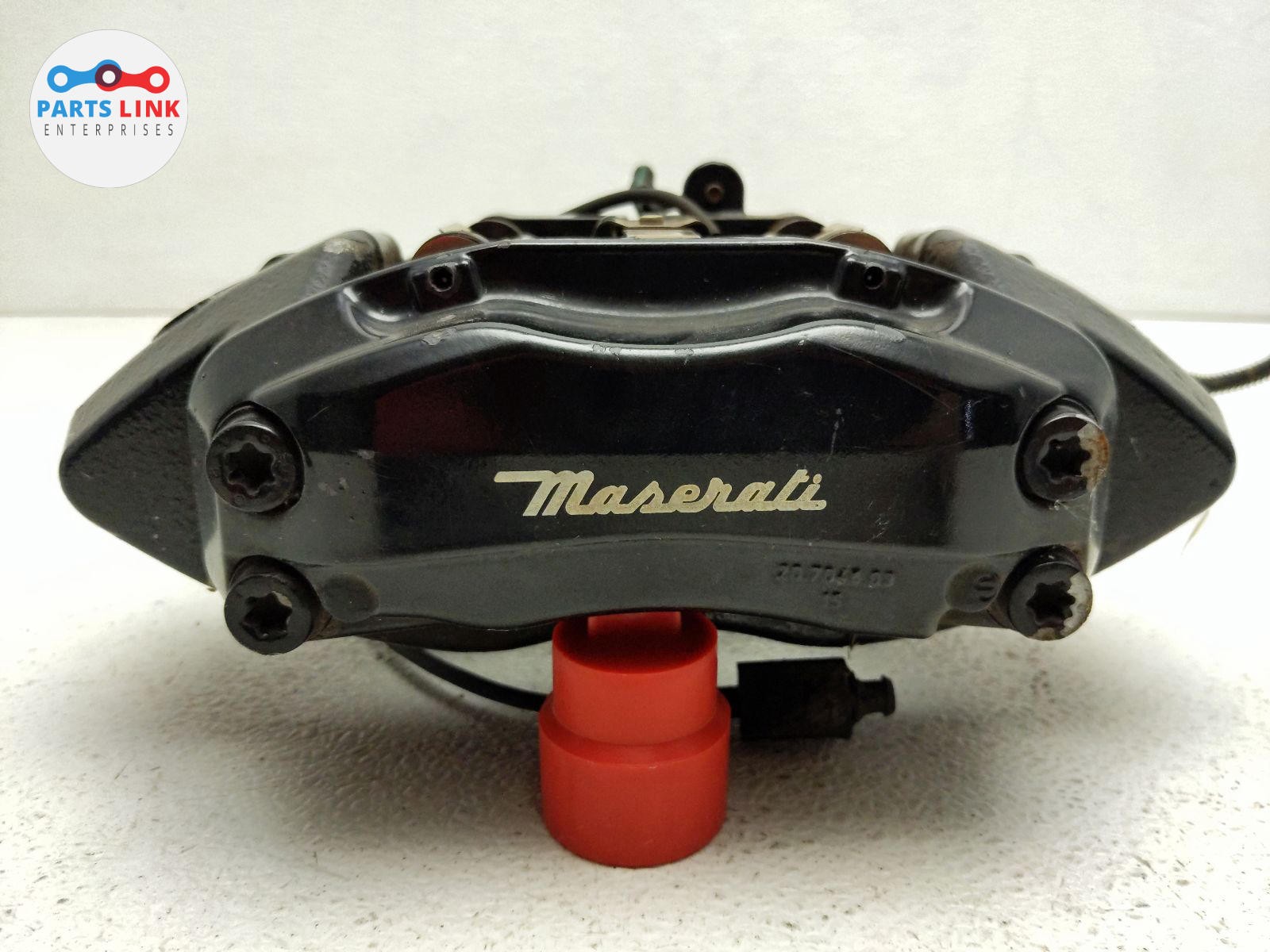2007-17 MASERATI GRANTURISMO FRONT LEFT BRAKE CALIPER BRACKET PADS NERO M145 GT