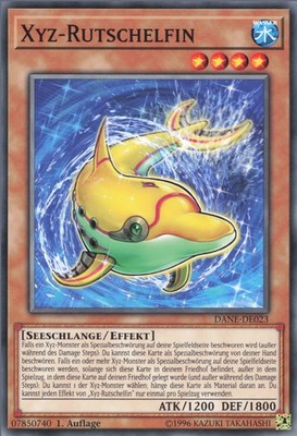 YuGiOh Xyz-Rutschelfin DANE-DE023 Common Neu 1st