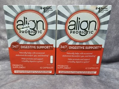 Align Daily Probiotic Supplement Capsules 84 Count Digestive New NIB Exp 09/2026