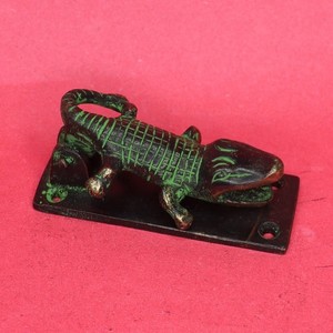 Crocodile Shape Antique Vintage Style Handcrafted Brass Door Knocker Home Decor