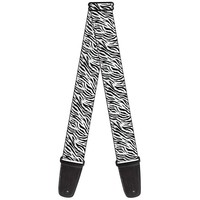 Guitar Strap - Zebra 2 White (Us Import) Acc Neu