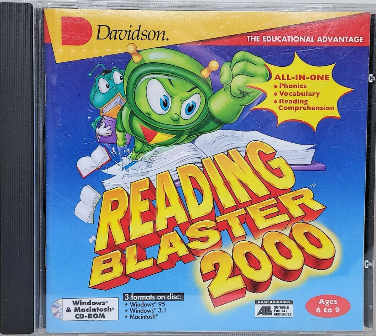 Reading Blaster 2000 ages 6-9 (Win & Mac CD-ROM, 051581109446