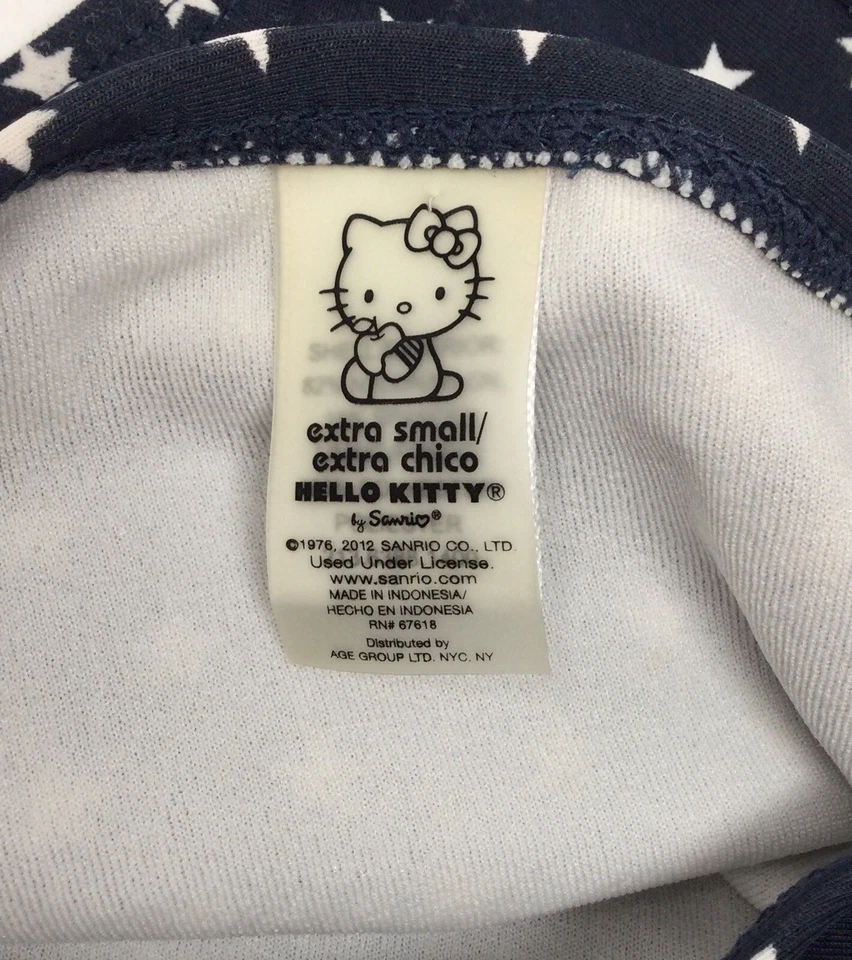 Bikini Hello Kitty Niñas Patriótico Bandera Americana Talla Extra Pequeña Foto 3 de 4