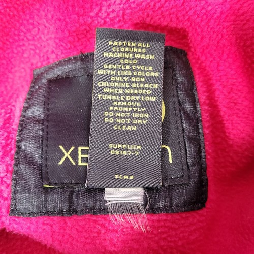 Xersion Girls Quilted Puffer Hooded Jacket Line Full Zip & Snap Gray Size L(14) - Picture 10 of 11