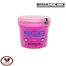 Eco Style Curl & Wave Hair Gel 8oz Pink