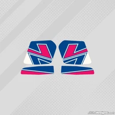 KOSMIC 2019 STYLE TANK STICKERS - TOFIT KG 3.5L TANK - KARTING - JakeDesigns