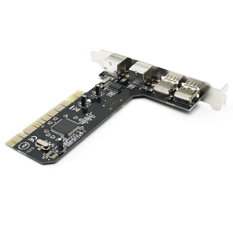 PCI 32bit to 2xUSB 2.0+2xPS2 PS/2 Port For PC Keyboard Mouse Combo Adapter Card - Image 4 of 4