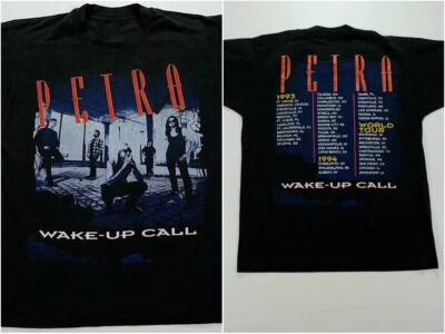 Petra Christian Rock Band Black Color 2side Shirt Adults NEW