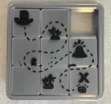 Treasure Map Sliding Puzzle