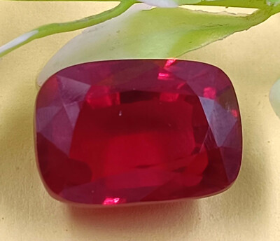 Perfect Natural Red Ruby 22.50 Ct Cushion Shape EGL Certified Loose Gemstone MKY