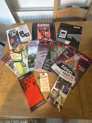 Zippo Click Club Brochures Magazines Folder Visitor Centre Lucky Penny Cent